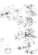 Page A Diagram and Parts List for SPCM1936  Black and Decker Lawn Mower